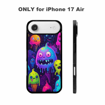 iPhone 17 Air Case — Ice Cream Monsters Neonmelting Pqu Original, Personalized Phone Case