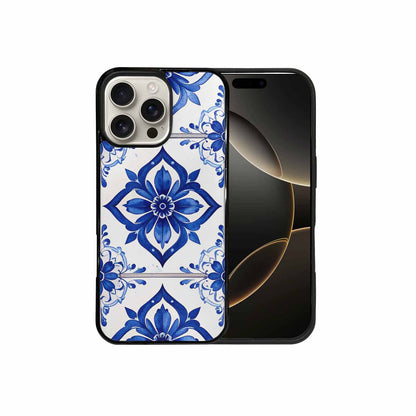 iPhone 16 Pro Max Case — Mexican Talavera Tile Pattern Floral Geometric, Original Design Phone Case
