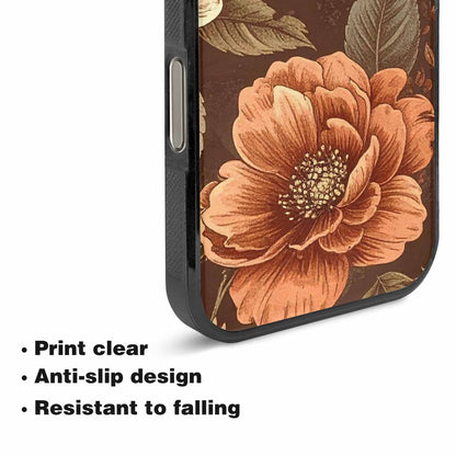 iPhone 16 Pro Max Case — Vintage Botanical Art Pattern, Original Design Phone Case