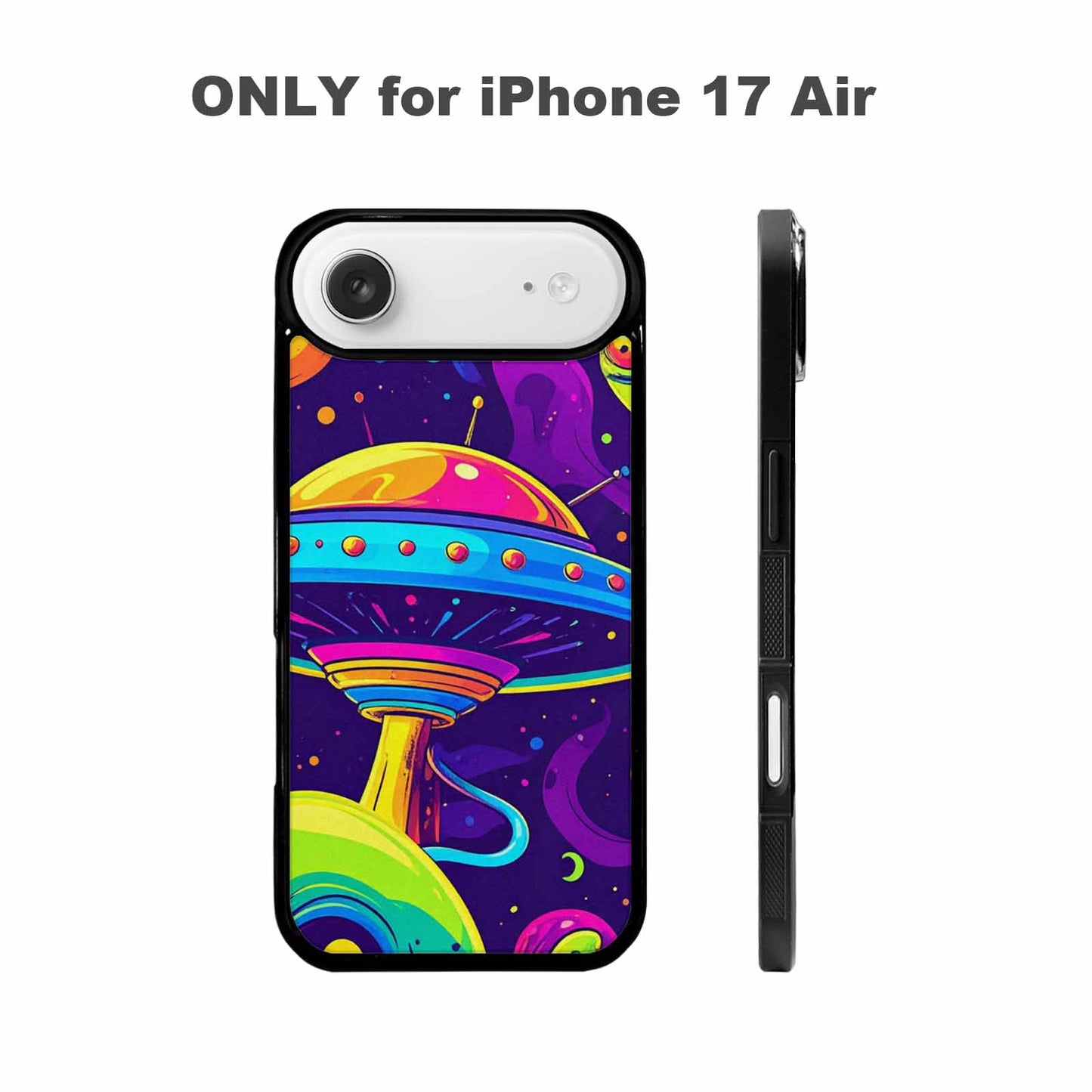 iPhone 17 Air Case — Alien Ufo Cartoon Art Pattern Alien, Custom Designed Case Cover