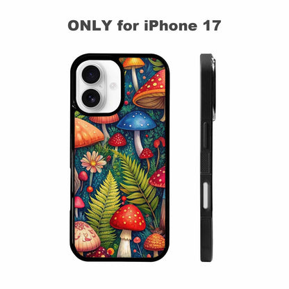 iPhone 17 Case — Mushrooms Botanicalmushrooms P Floral, Custom Designed Case Cover