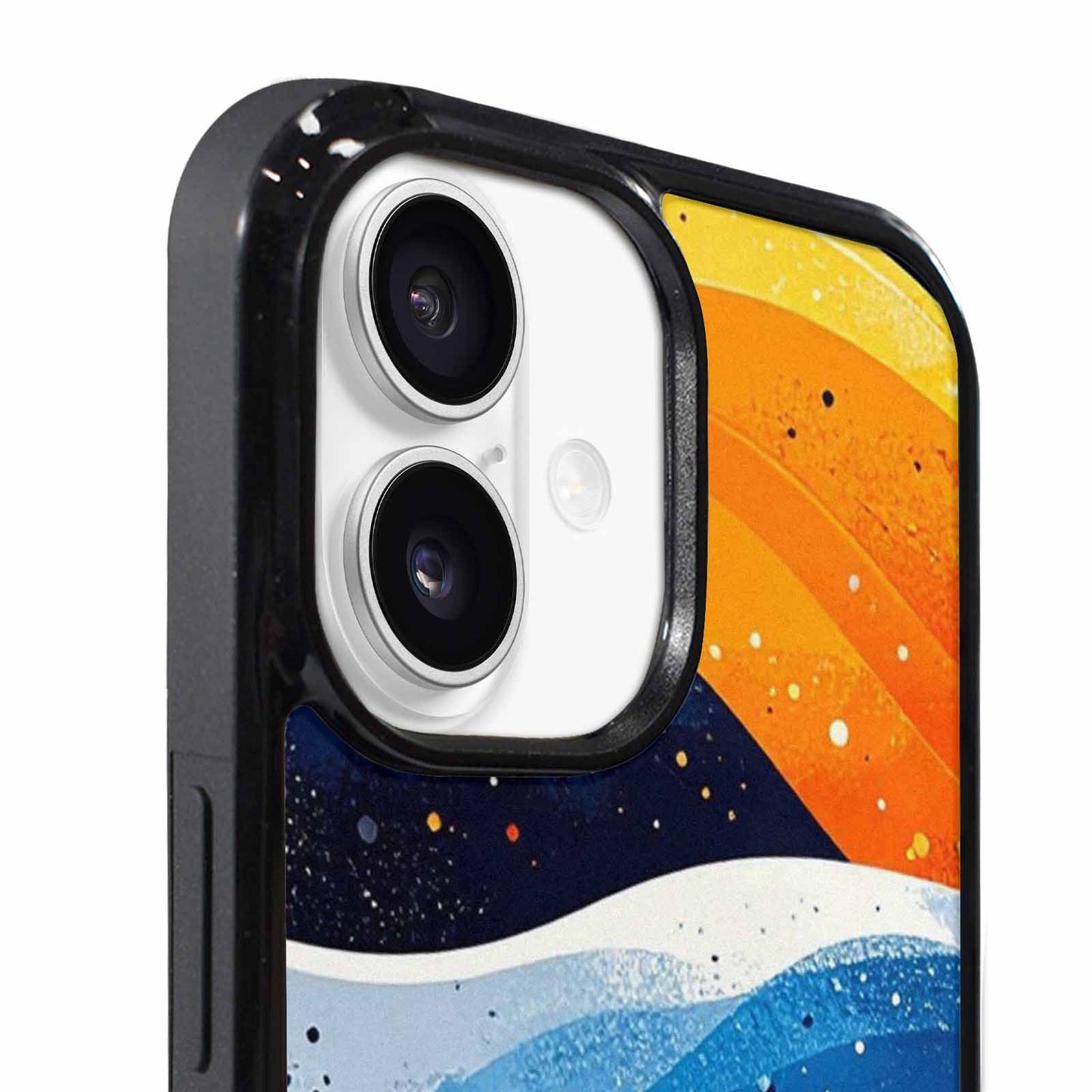 iPhone 17 Case — Glossy Winter Wave Cartoon Cute, Unique Phone Case Design