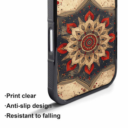 iPhone 17 Pro Max Case — Small Mandala Pattern, Randomly Floral, Custom Art Phone Cover