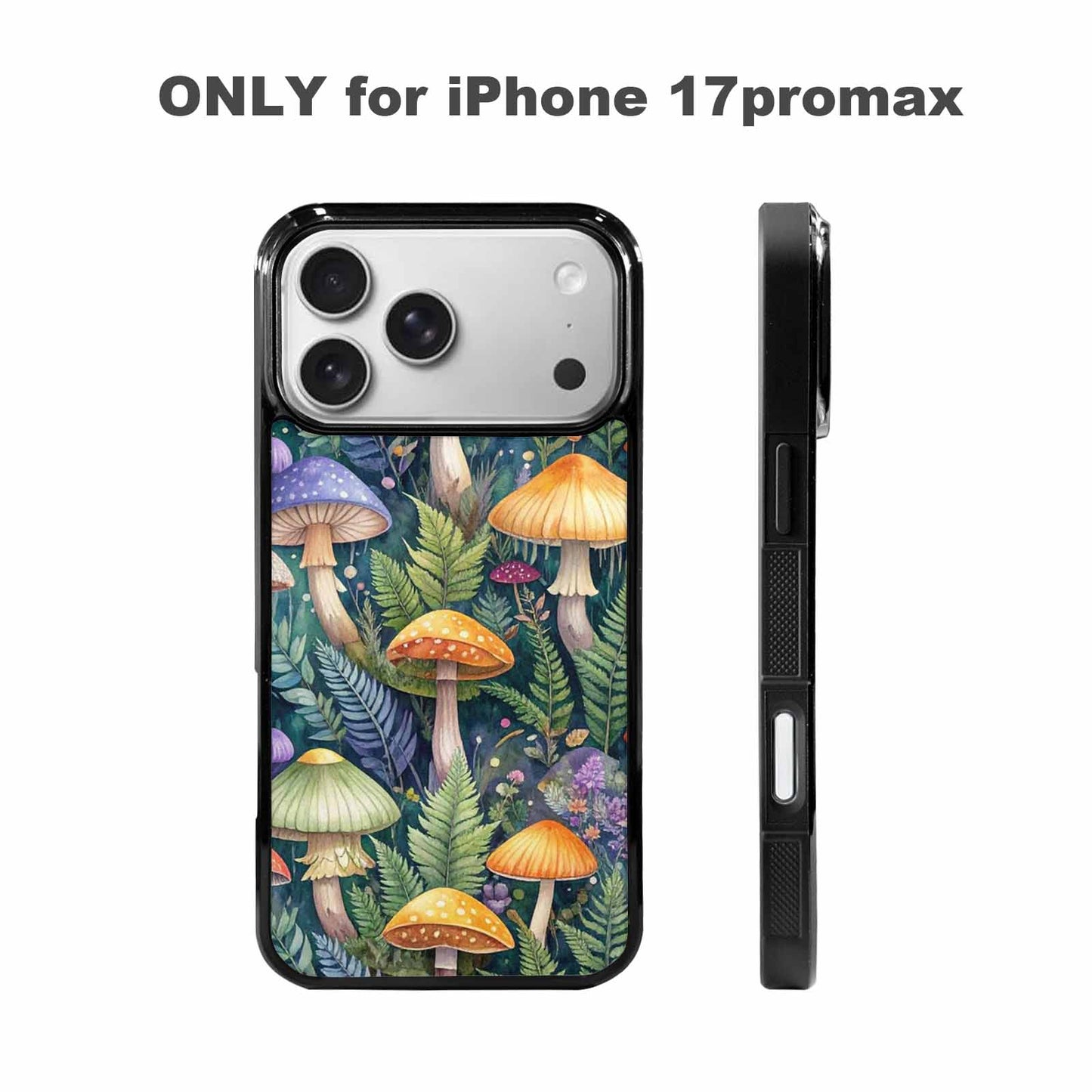 iPhone 17 Pro Max Case — Mushrooms Botanicalmushrooms P Floral, Custom Art Phone Cover