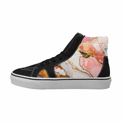 MEN'S Marble Vein High Top Canvas Surreal Shoes