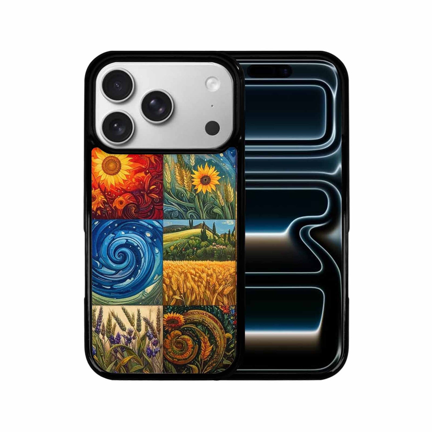 iPhone 17 Pro Case — Small Van Gogh Style Swirl Galaxy, Unique Phone Case Design