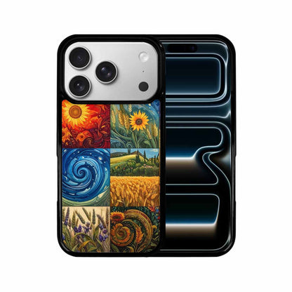 iPhone 17 Pro Case — Small Van Gogh Style Swirl Galaxy, Unique Phone Case Design
