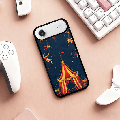 iPhone 17 Air Case — Vintage Circus Art Pattern Retro Vintage, Personalized Phone Case