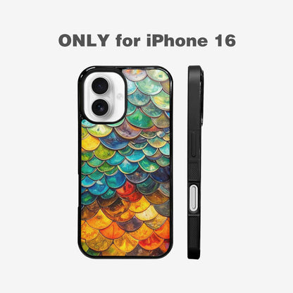 iPhone 16 Case — Reptile Scale Full Color Vibrant Reptile, Custom Printed Phone Case
