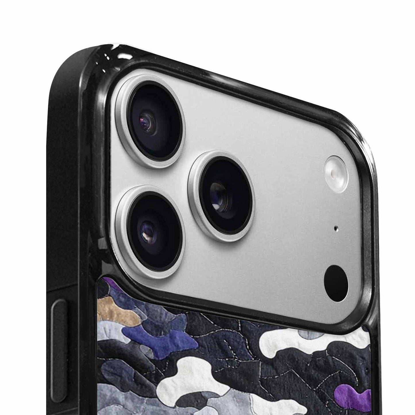 iPhone 17 Pro Case — Vivid Camo Asexual Pride Camo, Custom Art Phone Cover