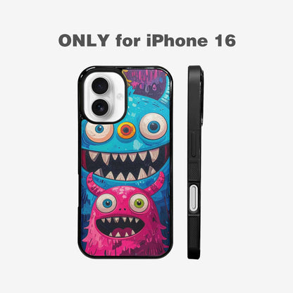 iPhone 16 Case — Goofy Cartoon Monster, Custom Art Phone Cover