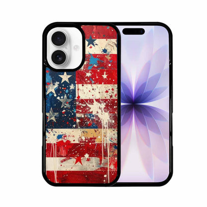 iPhone 17 Case — Patriotic Stars And Stripes Galaxy Space, Original Design Phone Case