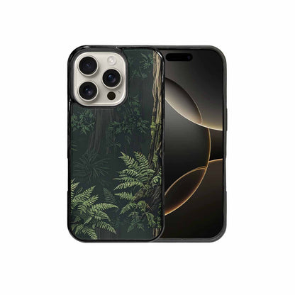 iPhone 16 Pro Case — Seamless Pattern Ancient Redwood Forest Giant, Custom Phone Case