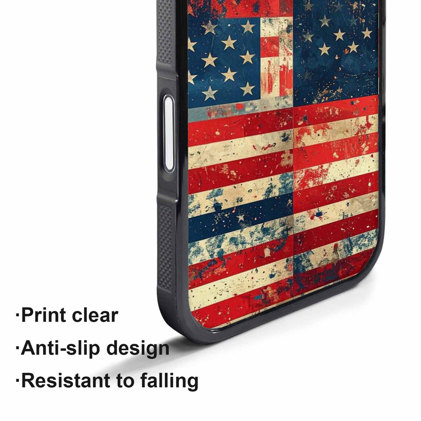iPhone 17 Pro Case — Small American Flag Stars And Galaxy, Custom Designed Case Cover