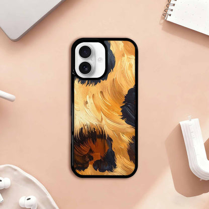 iPhone 17 Case — Leopard Soft Airbrush Gradient Animal Print, Custom Art Phone Cover