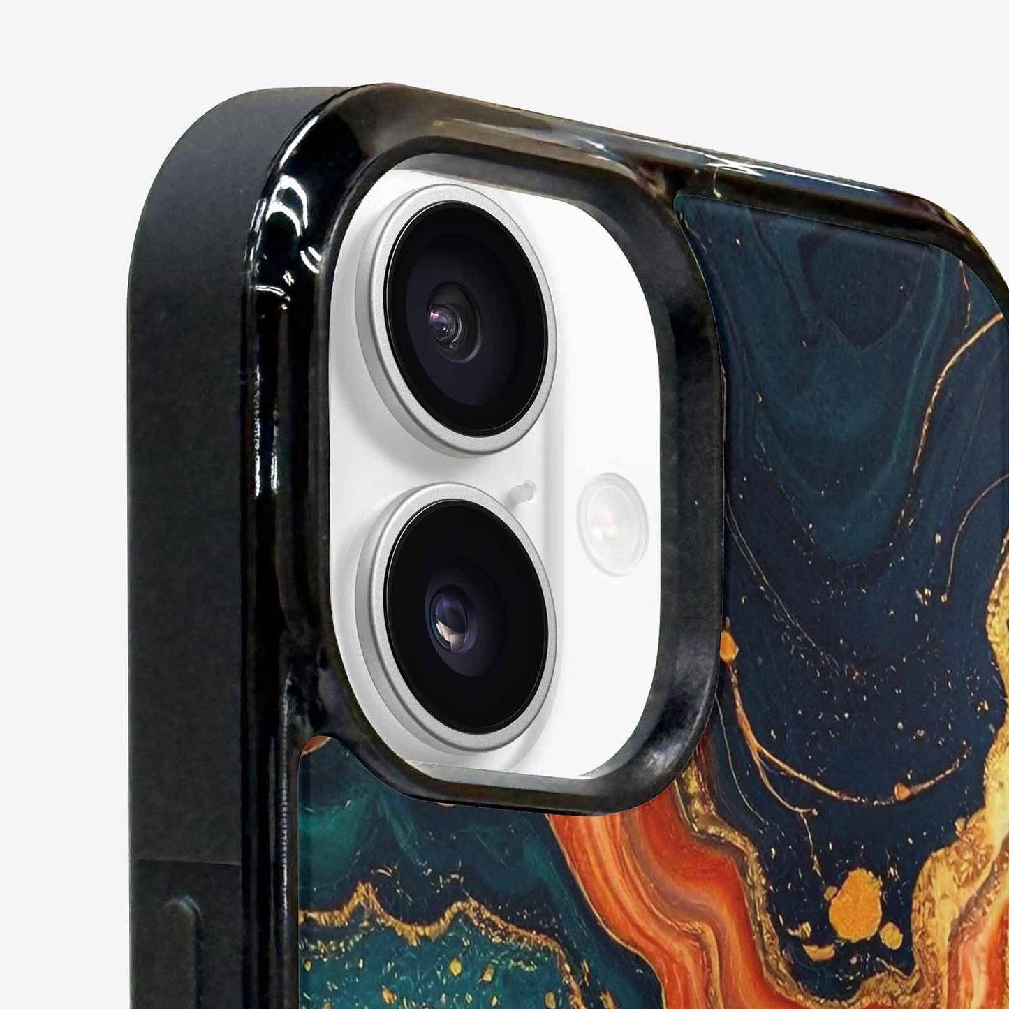 iPhone 16 Case — Marble Dark, Unique Phone Case Design