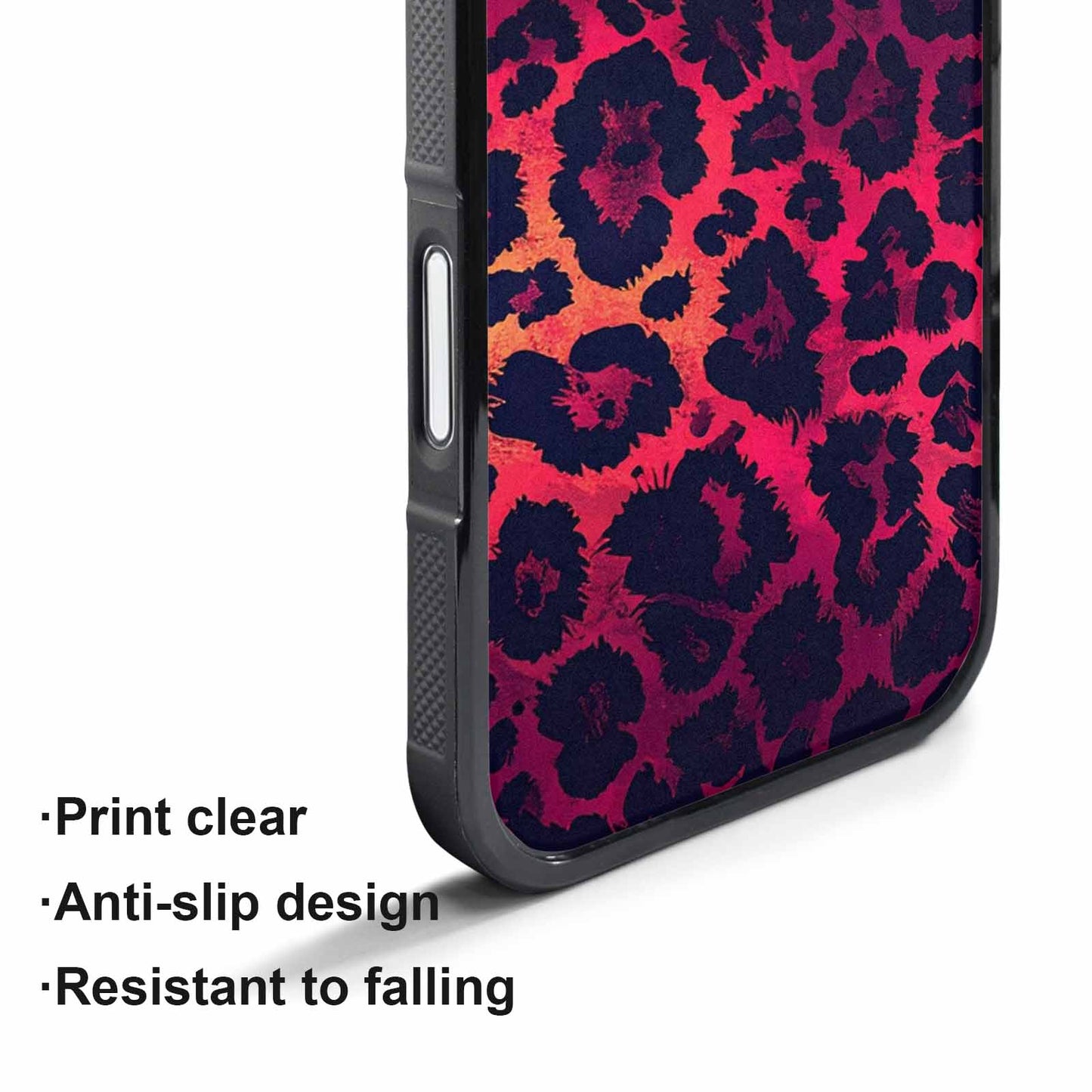 iPhone 17 Pro Max Case — Leopard Print Dark Seamless Animal Print, Original Design Phone Case
