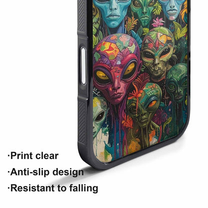 iPhone 17 Air Case — Aliens Pattern Hundreds Of Sma Alien, Custom Phone Case