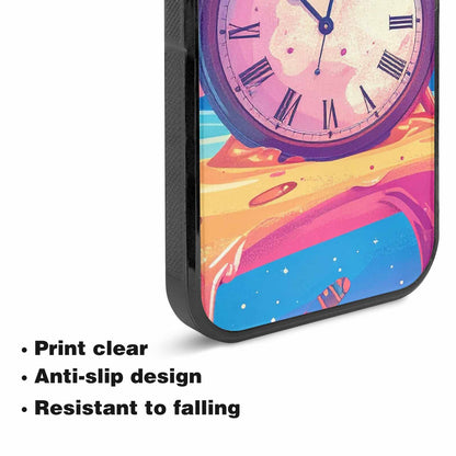iPhone 15 Plus Case — Salvadore Dali Surrealist Dreamscape Pattern Melting, Personalized Phone Case