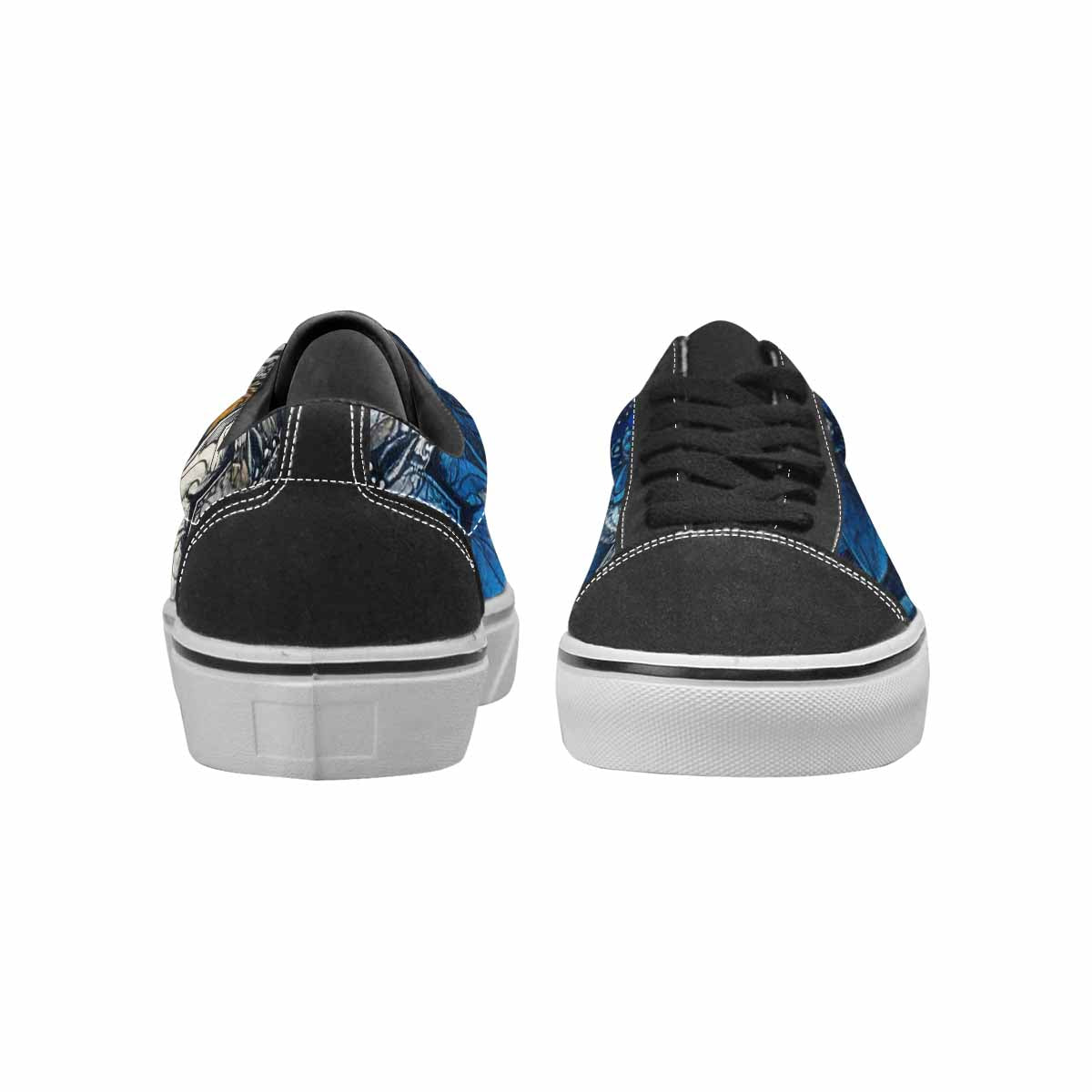 WOMEN'S Mandala Medallion Lace-Up Canvas Vivid Custom Sneakers