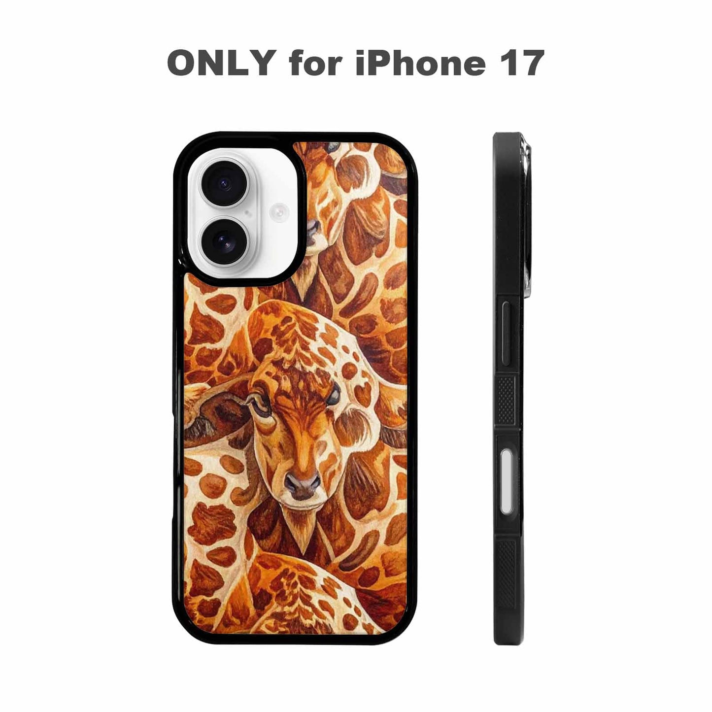 iPhone 17 Case — Small Cow Animal Print Animal Print, Custom Art Phone Cover