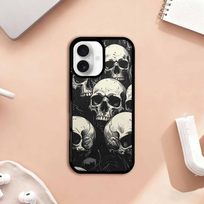 iPhone 17 Case — Skull Dark Art Gothic Print Gothic, Custom Print Case Cover