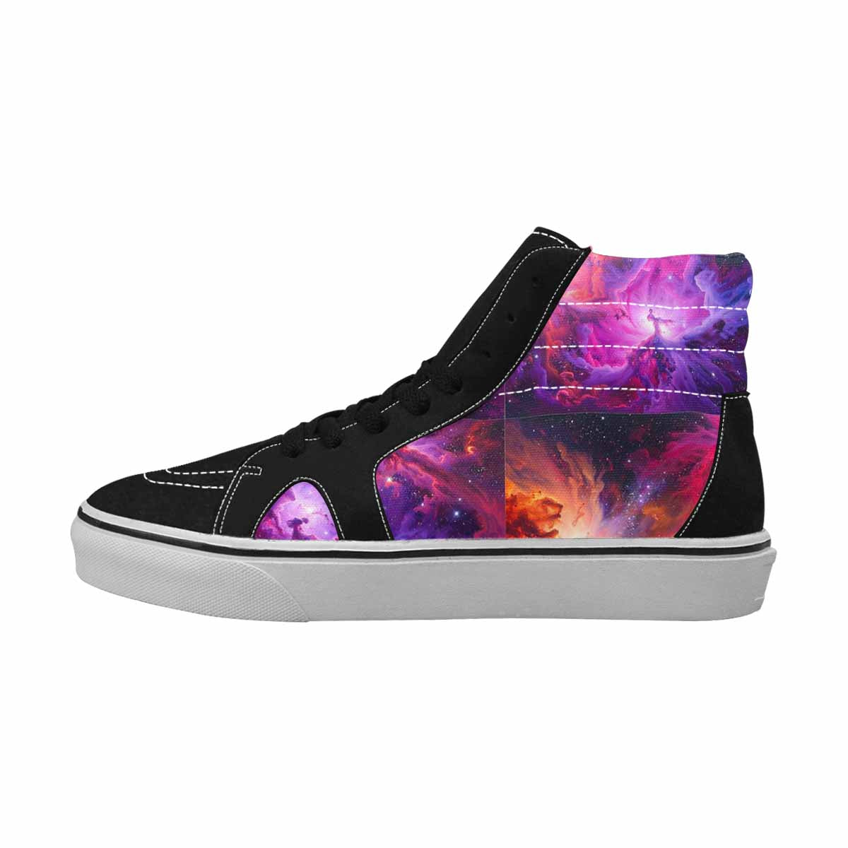 MEN'S Galaxy Nebula Galaxy Nebula High Top Canvas Surreal Custom Shoes