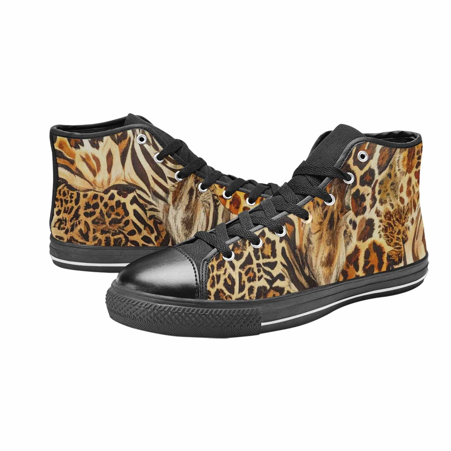 MEN'S Animal Print High Top Canvas Y2K Shoes