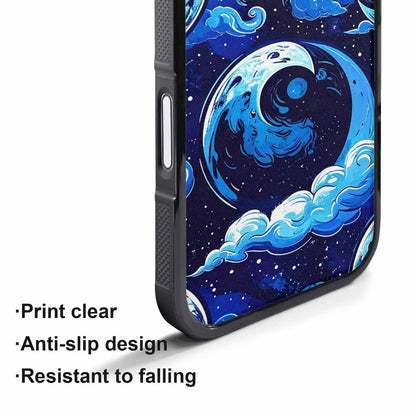 iPhone 17 Pro Max Case — Neon Winter Moon Cartoon Cute, Personalized Phone Case