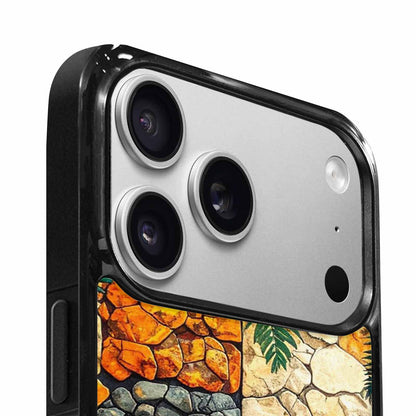 iPhone 17 Pro Max Case — Small Dinosaur Silhouette Pattern, Original Art, Custom Phone Case