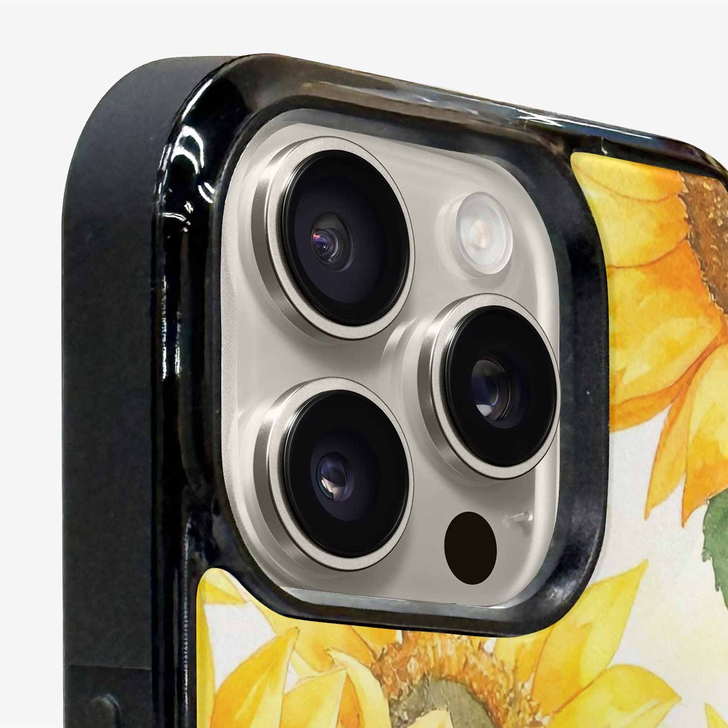 iPhone 15 Pro Max Case — Sunflowers Watercolor, Unique Phone Case Design
