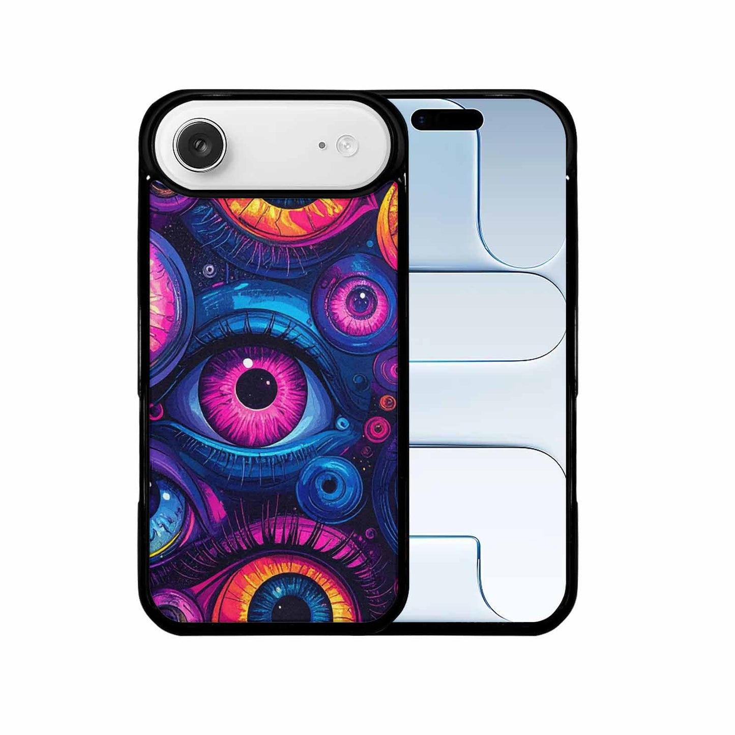 iPhone 17 Air Case — Seamless Tileable Pattern Of Overlapping Cartoon, Custom Print Case Cover