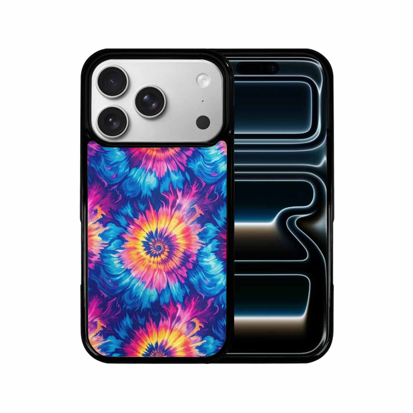 iPhone 17 Pro Case — Small Tie Dye Swirl Pattern Tie, Custom Made Phone Cover