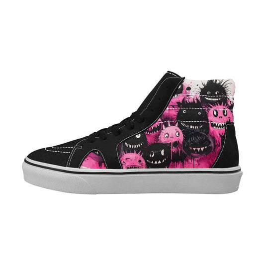 WOMEN'S Monsters (general) High Top Canvas Surreal Shoes