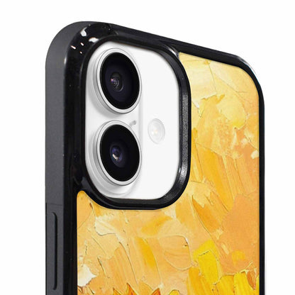iPhone 17 Case — Impressionist Sunflower Brushstroke Pattern Floral, Custom Art Phone Cover
