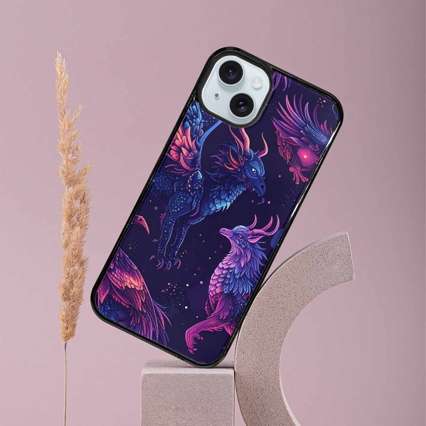 iPhone 15 Plus Case — Galactic Animal Burst, Custom Designed Case Cover
