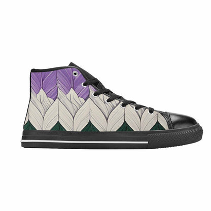 MEN'S Genderqueer Flag Color High Top Canvas Surreal Sneakers