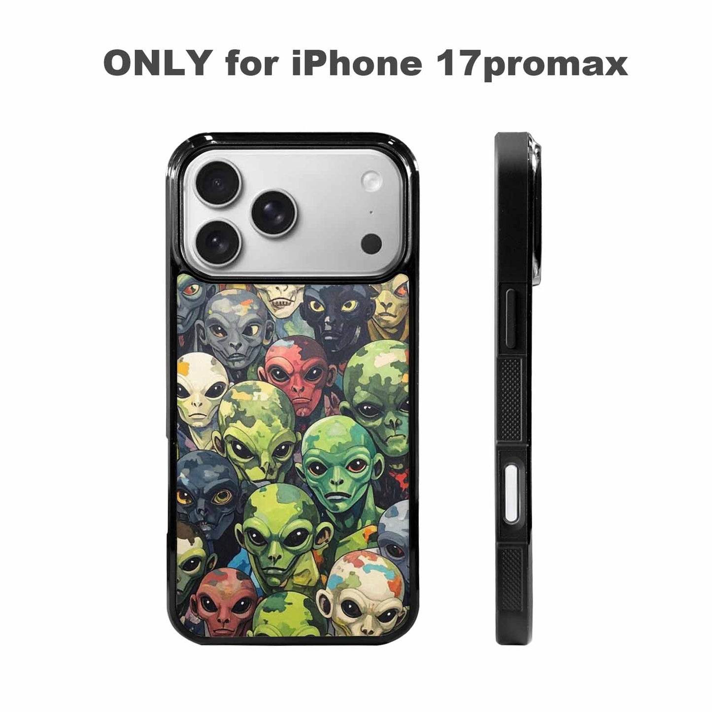 iPhone 17 Pro Max Case — Aliens Camo Aliens Alien Scifi, Custom Phone Case