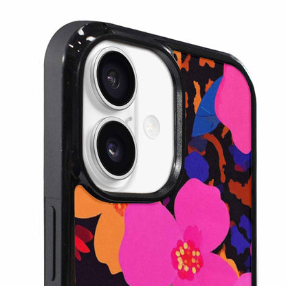 iPhone 17 Case — Leopard Print Floral Seamless Animal Print, Custom Art Phone Cover