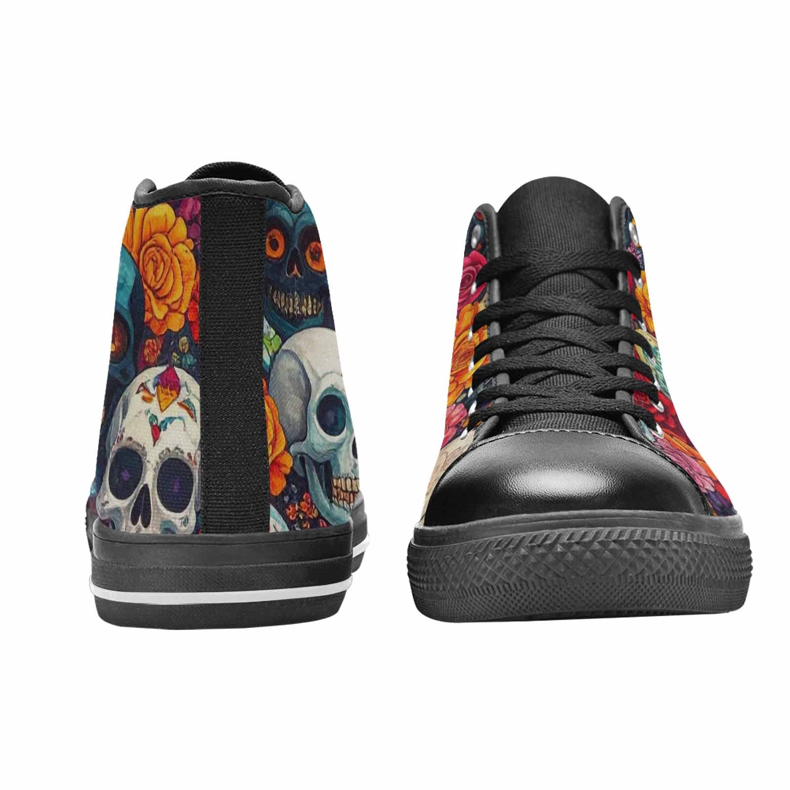 MEN'S Skull High Top Canvas Vivid Sneakers