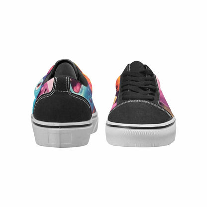 WOMEN'S Melting Ice Cream Monster Lace-Up Canvas Dreamcore Custom Shoes