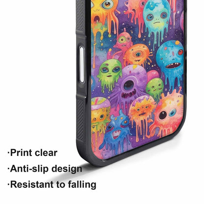 iPhone 17 Pro Max Case — Aliens Tie Dyemelting Aliens Tie Dye, Custom Made Phone Cover