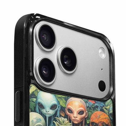 iPhone 17 Pro Case — Aliens Pattern Hundreds Of Sma Alien, Custom Phone Case