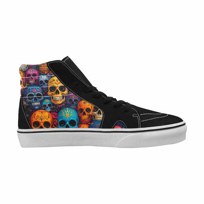 MEN'S Skulls (general) Skulls High Top Canvas Dreamcore Custom Shoes