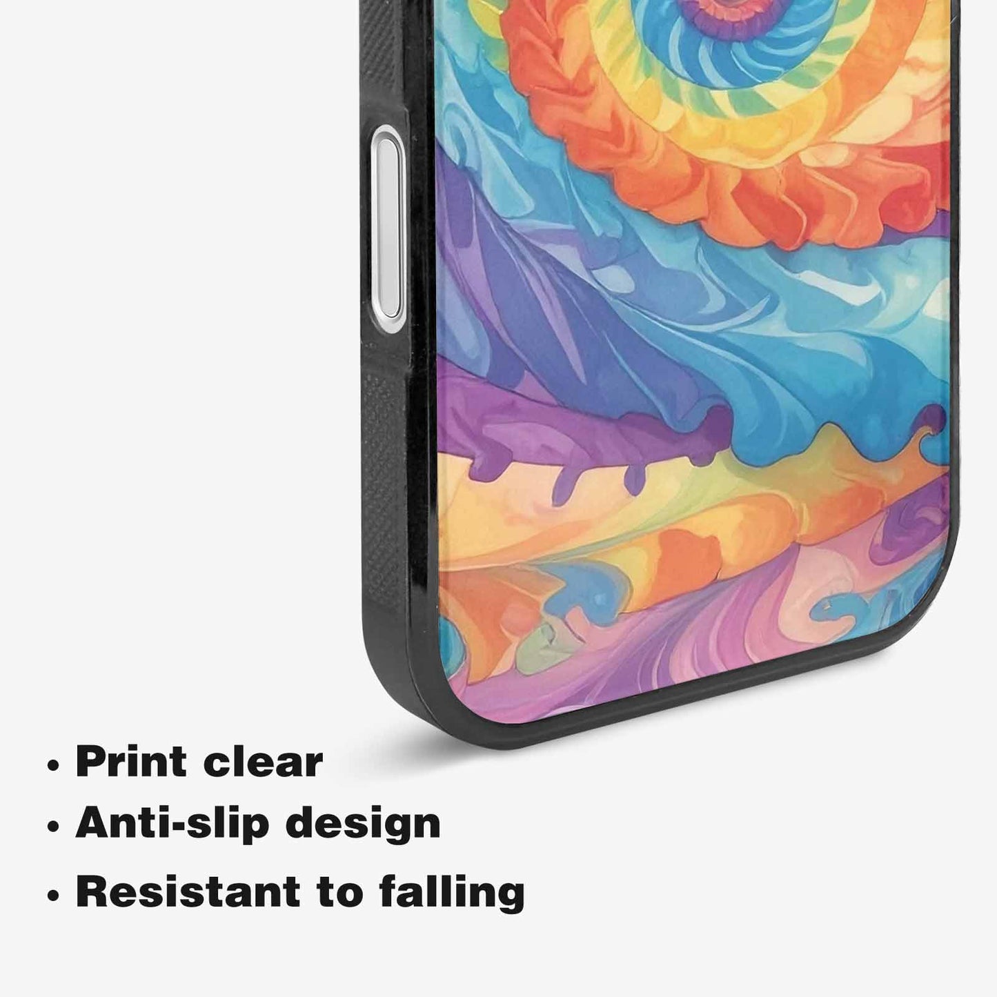 iPhone 16 Plus Case — Tie Dye Swirls Tie Dye Swirls, Original Design Phone Case