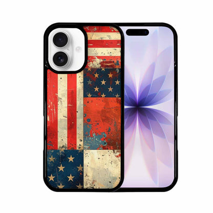 iPhone 17 Case — Small American Flag Stars Galaxy Space, Custom Phone Case
