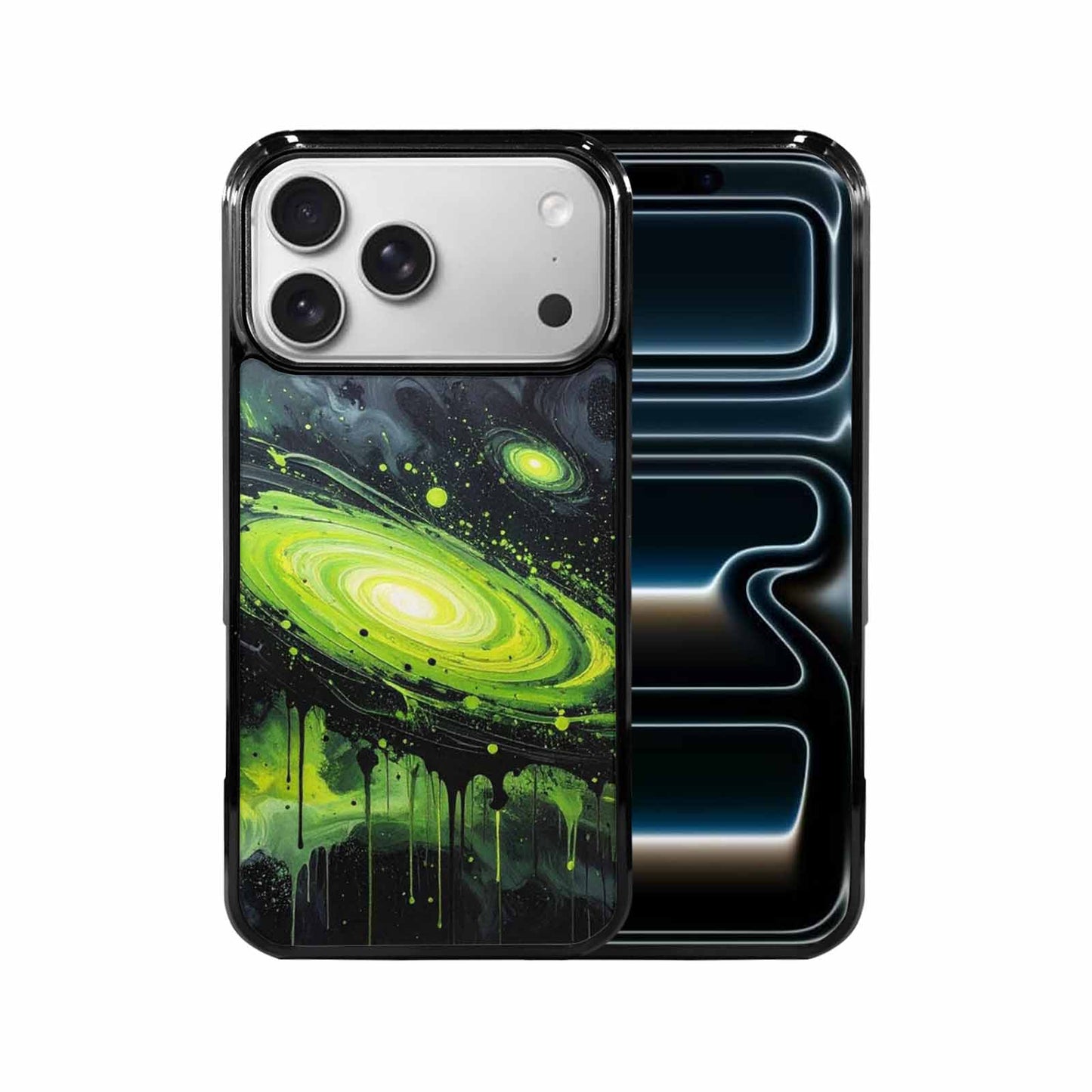 iPhone 17 Pro Max Case — Seamless Repeating Pattern Of Galaxy Space, Original Design Phone Case