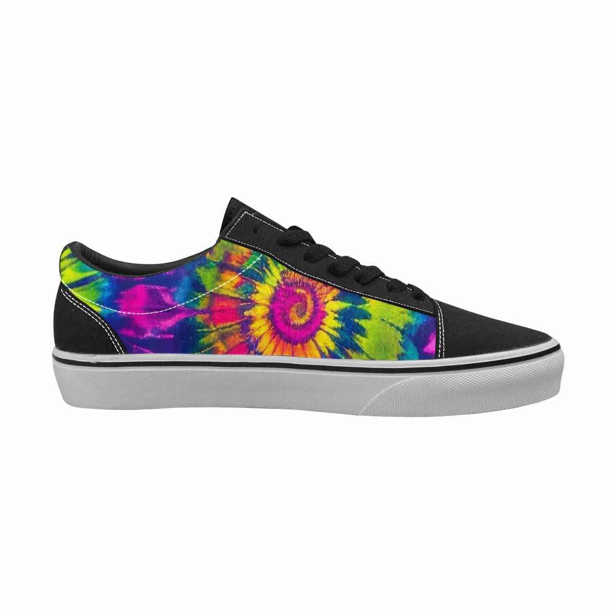 WOMEN'S Tie Dye - Canvas Lace-Up Dark Academia Shoes