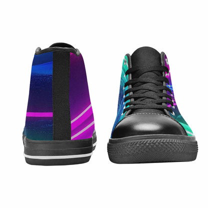 WOMEN'S 80S Neon Cartoon High Top Canvas Dreamcore Shoes