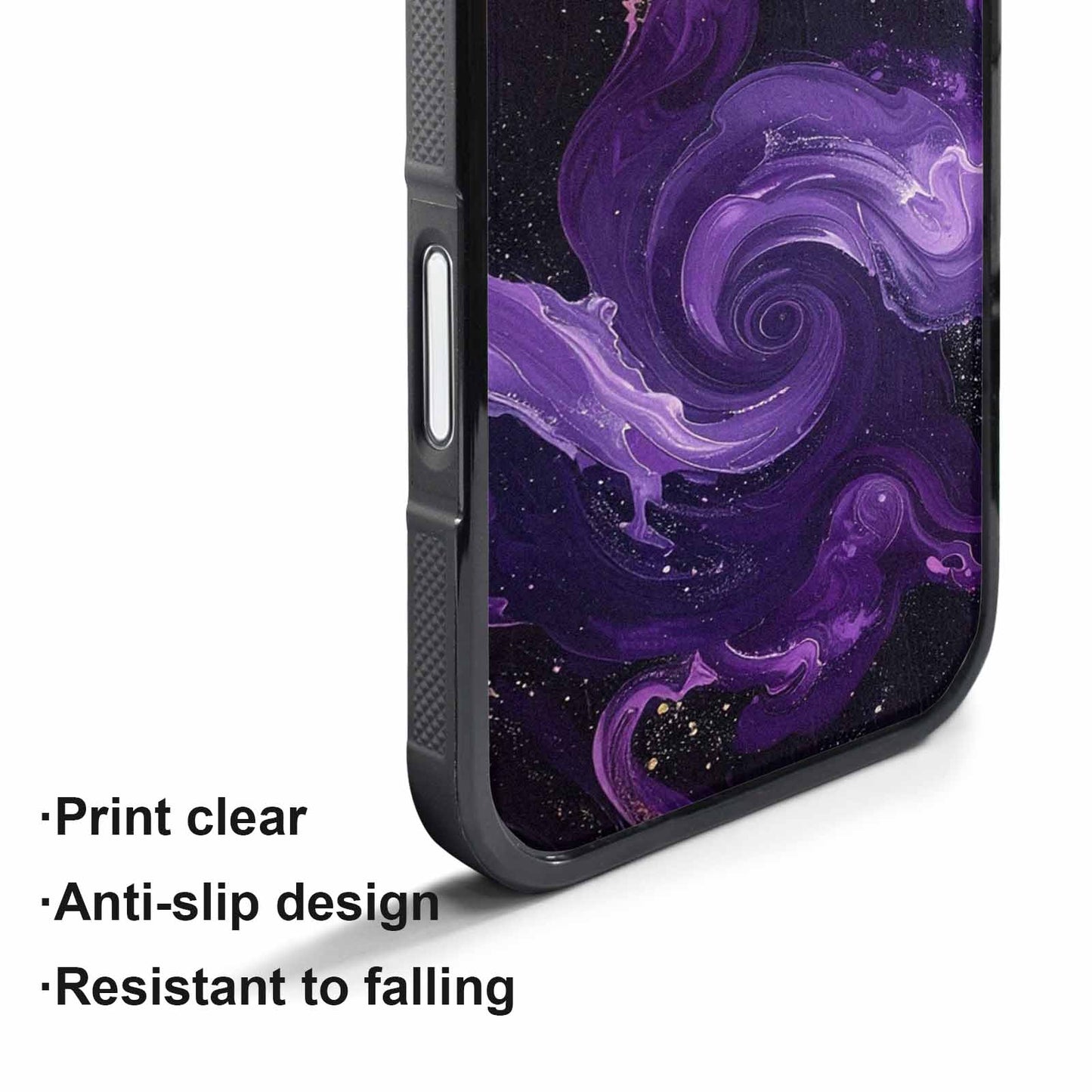 iPhone 17 Pro Max Case — Seamless Repeating Pattern Of Galaxy Space, Custom Made Phone Cover